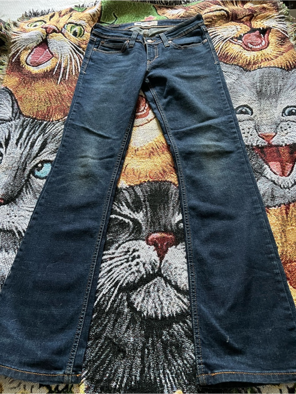 Levi's Dark Blue Flare Jeans